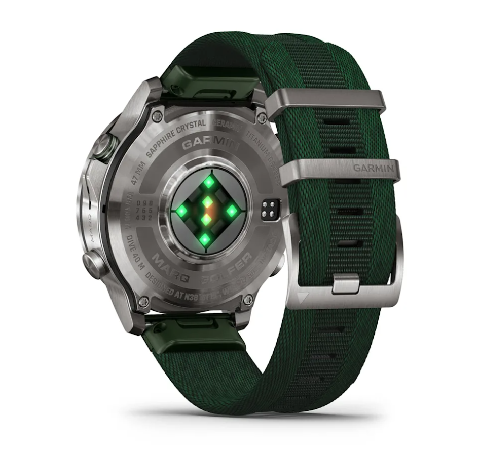 картинка Часы Garmin Marq Golfer Gen 3 с жаккардовым ремешком от магазина DivingWolf