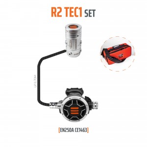 картинка Регулятор Tecline R2 TEC1 SET1 DIN (мембранный, сбалансированный, холодноводный) от магазина DivingWolf
