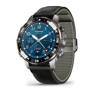 картинка Часы Garmin Marq Aviator Gen 3 с кожаным ремешком от магазина DivingWolf