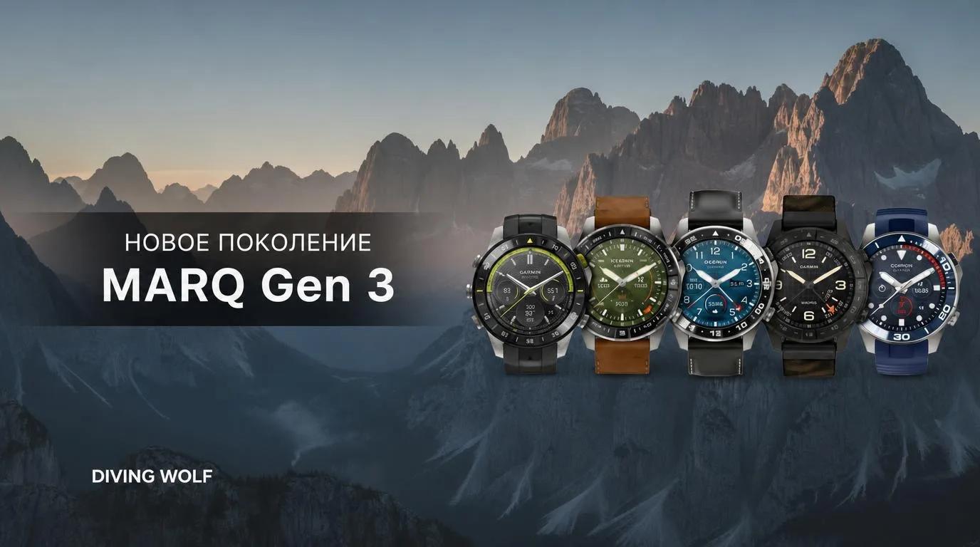 Garmin представила MARQ Gen 3 — новое поколение премиальных часов