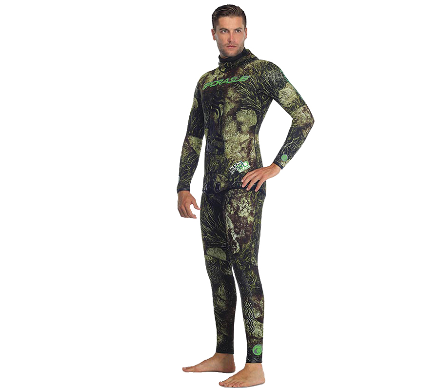 картинка Гидрокостюм Sea Green 3D Camo, 7mm, длинные штаны от магазина DivingWolf