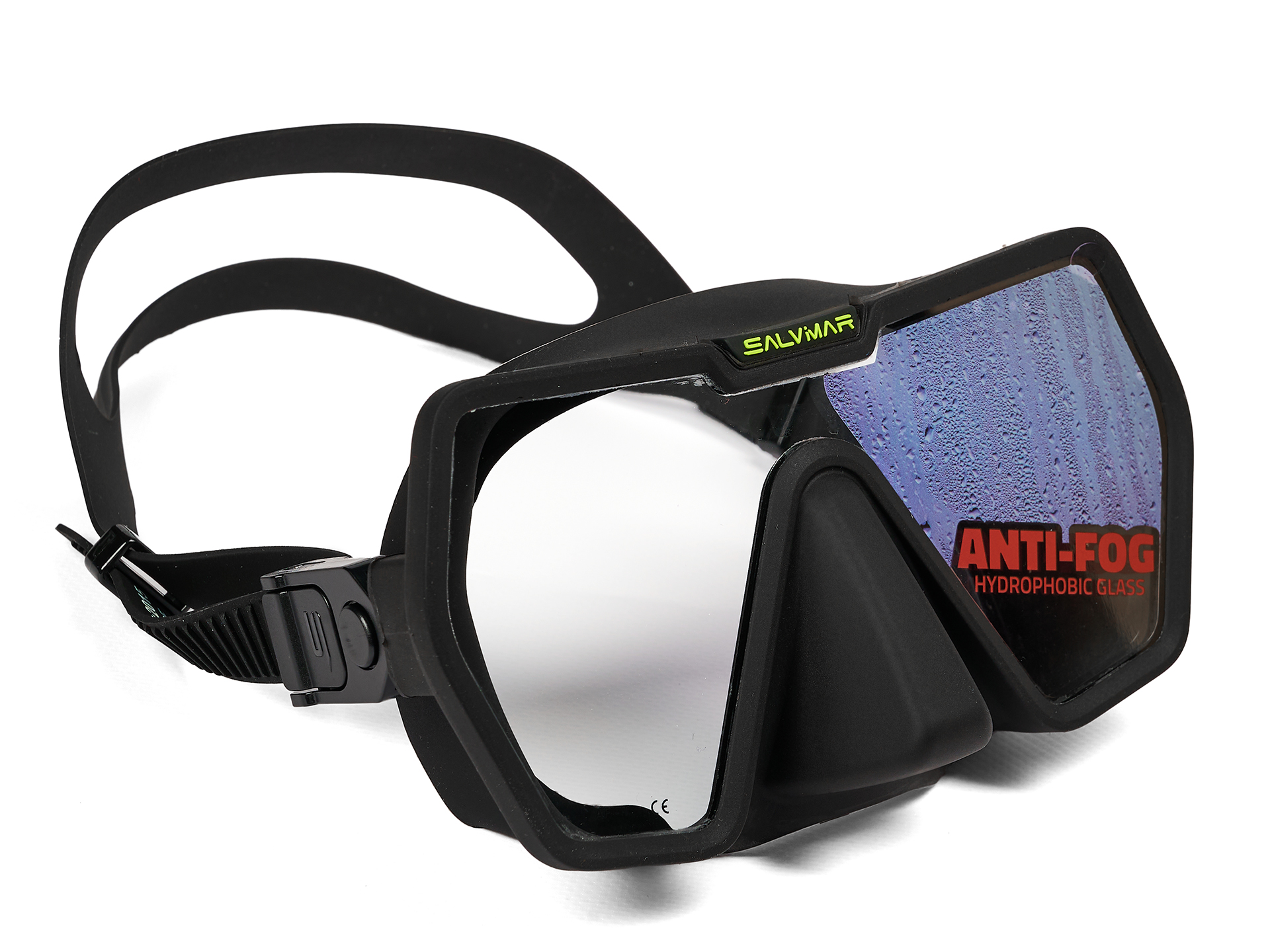 картинка Маска Salvimar Drake Антифог для дайвинга черный от магазина DivingWolf