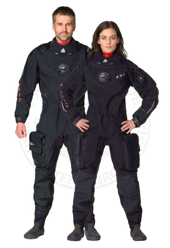 картинка Сухой гидрокостюм WaterProof D1 Hybrid женский от магазина DivingWolf