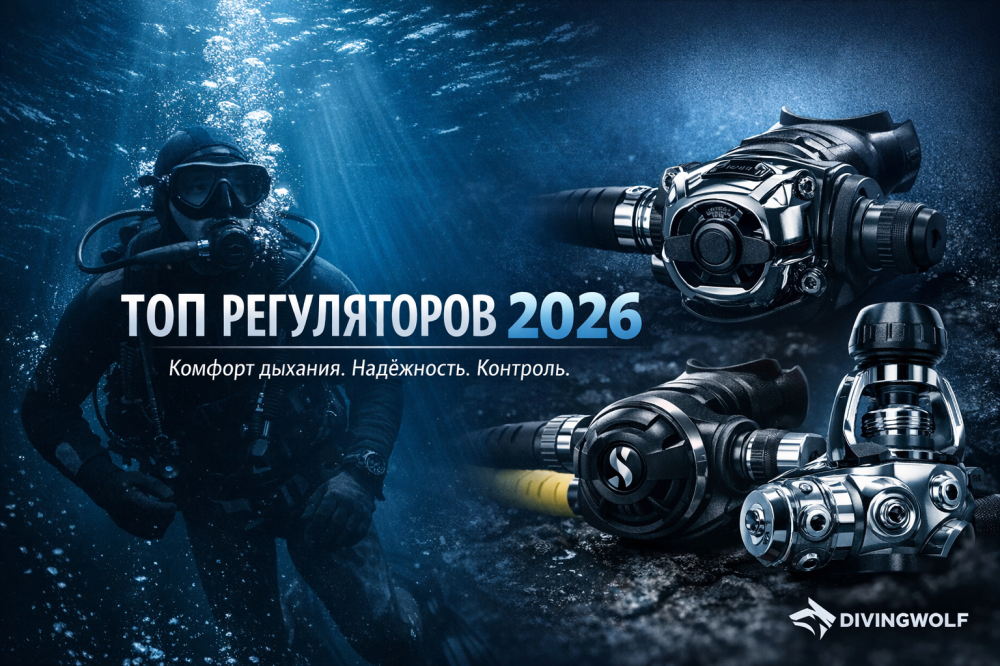 Анонс: топ регуляторов для дайвинга 2026 года