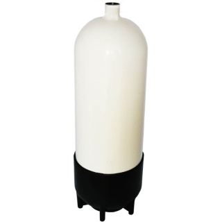 картинка Баллон стальной Vitkovice 18л 230бар 204мм, М25х2, белый, с башмаком, без вентиля от магазина DivingWolf