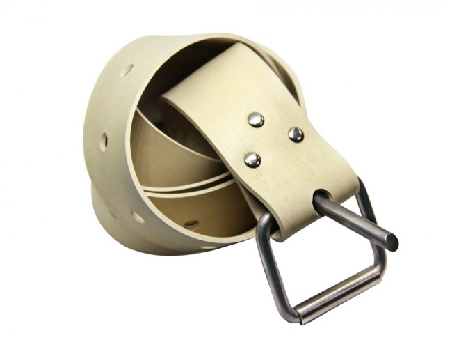 картинка Ремень латексный светлый Scorpena E с марсельской пряжкой от магазина DivingWolf