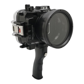 картинка Sea Frogs RX1xx Salted Line Series (Black) + with pistol grip подводный бокс для Sony RX100 серии от магазина DivingWolf