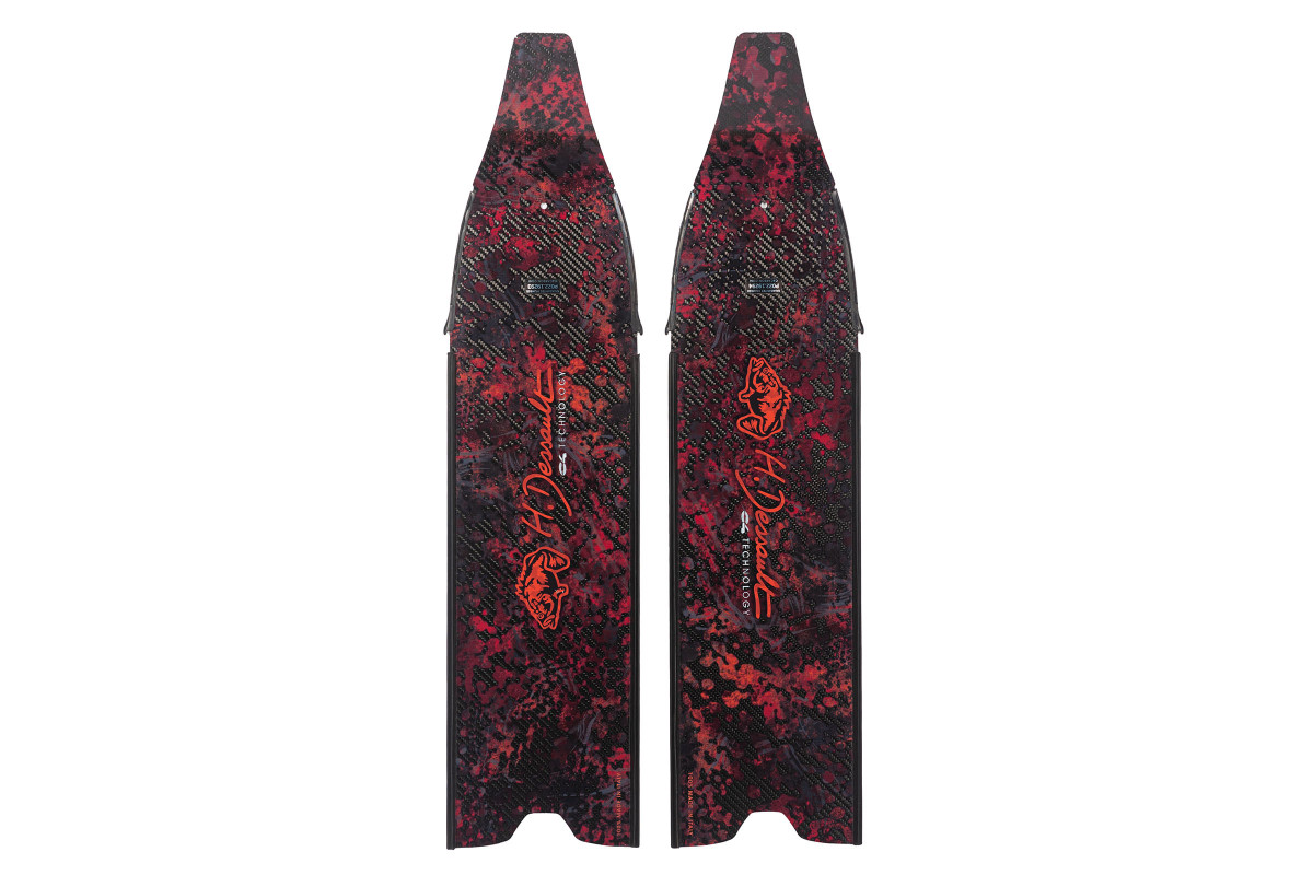 картинка Лопасти H.Dessault Fire Camo T300, 30/medium от магазина DivingWolf