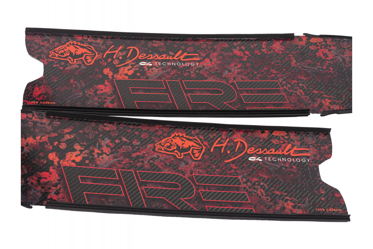 картинка Лопасти H.Dessault Fire Camo T300, 30/medium от магазина DivingWolf