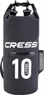 картинка Гермомешок CRESSI с карманом на молнии, DRY BAG, серый 10  литров от магазина DivingWolf