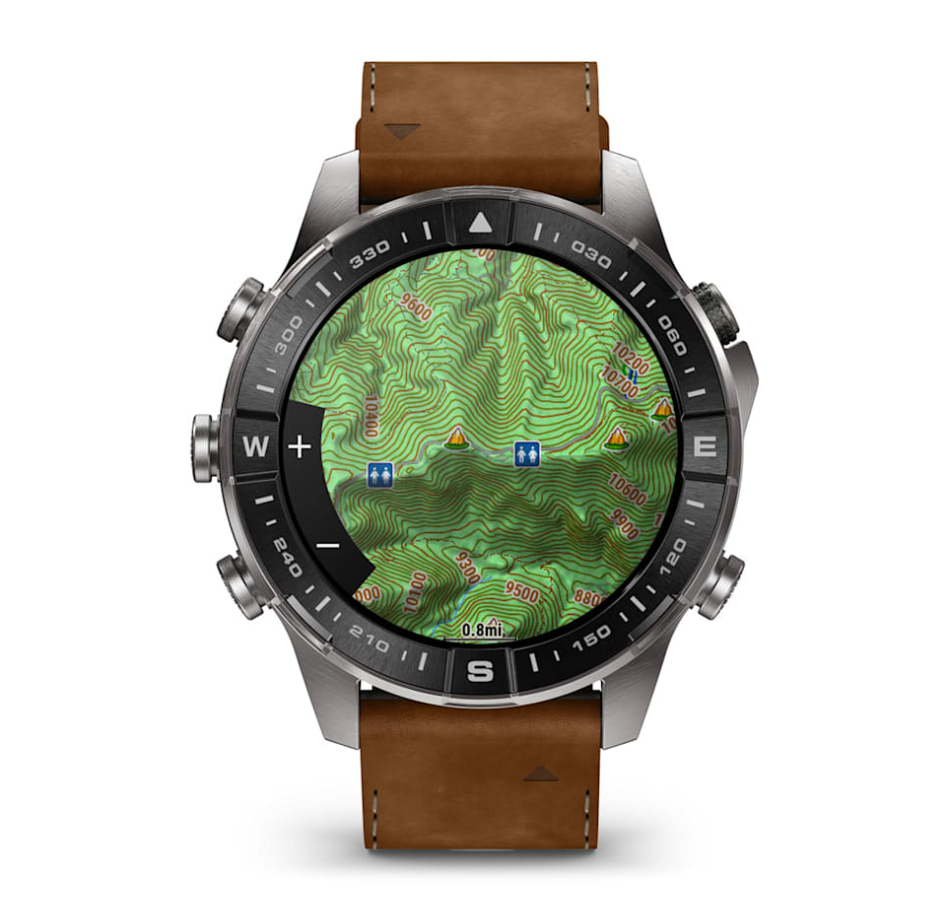 картинка Часы Garmin Marq Adventurer Gen 3 с кожаным ремешком от магазина DivingWolf