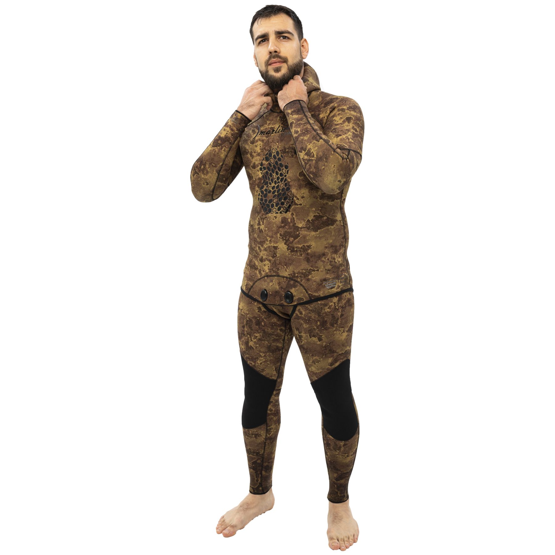 картинка Гидрокостюм Marlin Element  Oliva 3 мм от магазина DivingWolf