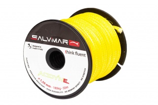 картинка Линь Salvimar ACTIVE DYNEEMA желтый ø 1,5 мм 190 кг. 50 м. (180 кг. На разрыв) от магазина DivingWolf