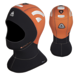 картинка Неопреновый капюшон 5/10 мм Waterproof HVH Polar Evo, оранж. от магазина DivingWolf