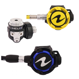 картинка Комплект AquaLung регулятор Helix DIN+октопус Helix Pro от магазина DivingWolf