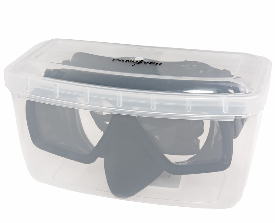 картинка Маска FanDiver F273, черный силикон от магазина DivingWolf