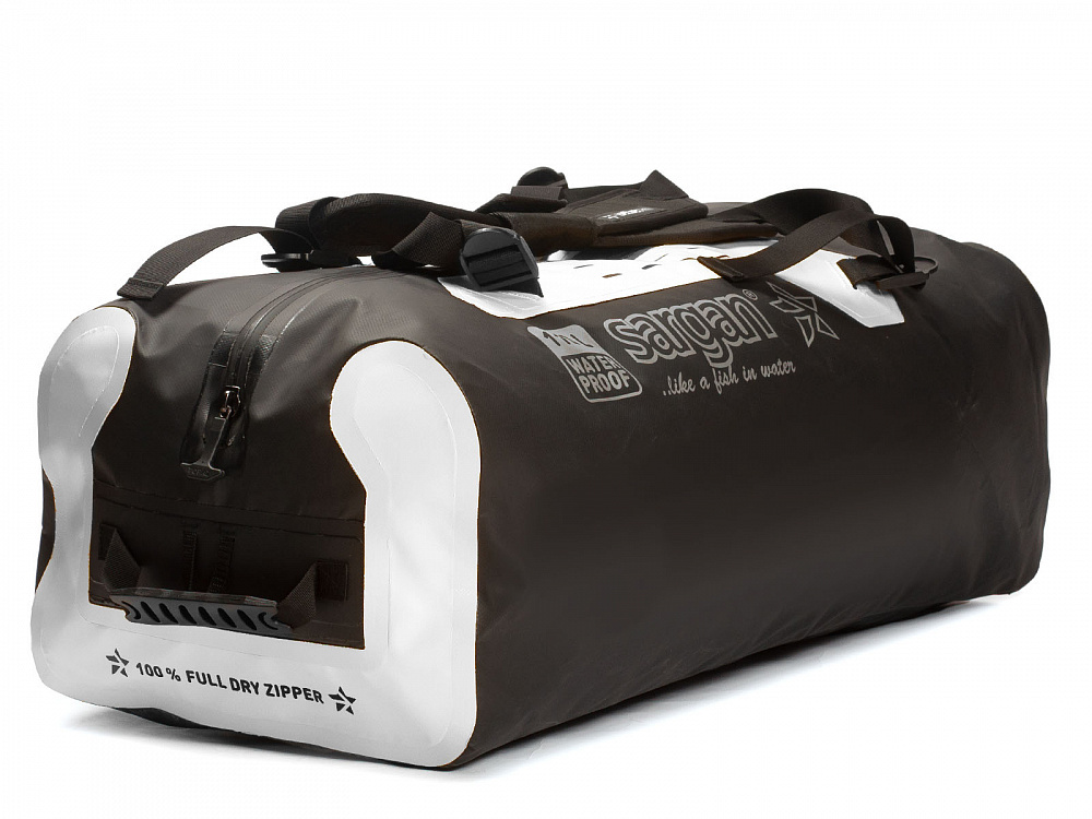 картинка Гермо-Сумка-Рюкзак Sargan Прогрессор-110 герметичная молния 100%, вкладыш 110 л от магазина DivingWolf