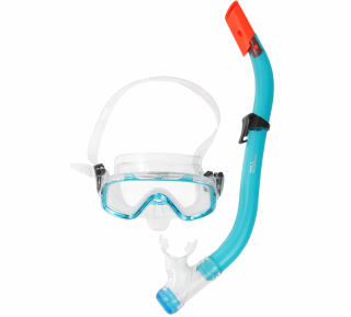 картинка Комплект FanDiver (маска+трубка), детский, aqua от магазина DivingWolf