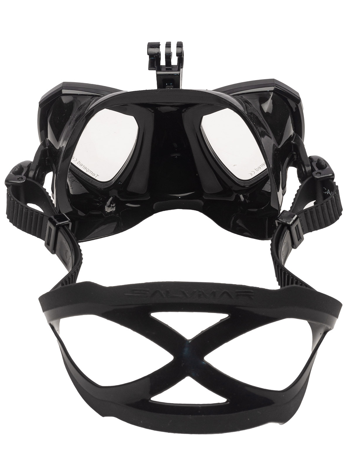 картинка Маска Salvimar Trinity Антифог с креплением для камеры черный от магазина DivingWolf