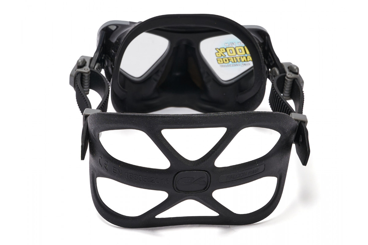 картинка Маска C4 Falcon Antifog Black от магазина DivingWolf