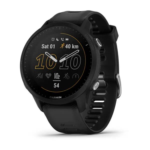 Garmin FORERUNNER 955 с черным ремешком