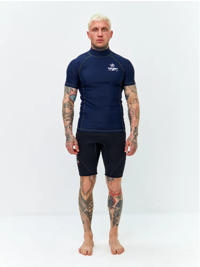 картинка Футболка рашгард кор.рукав Sargan "Агидель 1.0" муж. UPF 50+ от магазина DivingWolf