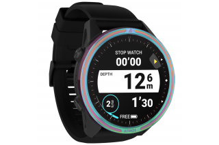 картинка Компьютер-декомпрессиометр подводный ATMOS MISSION 3 BLACK IRIDESCENT, наручный от магазина DivingWolf