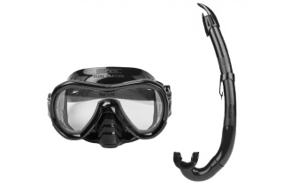 картинка Набор для Снорклинга Seac Sub Giglio Set Black, маска/трубка от магазина DivingWolf