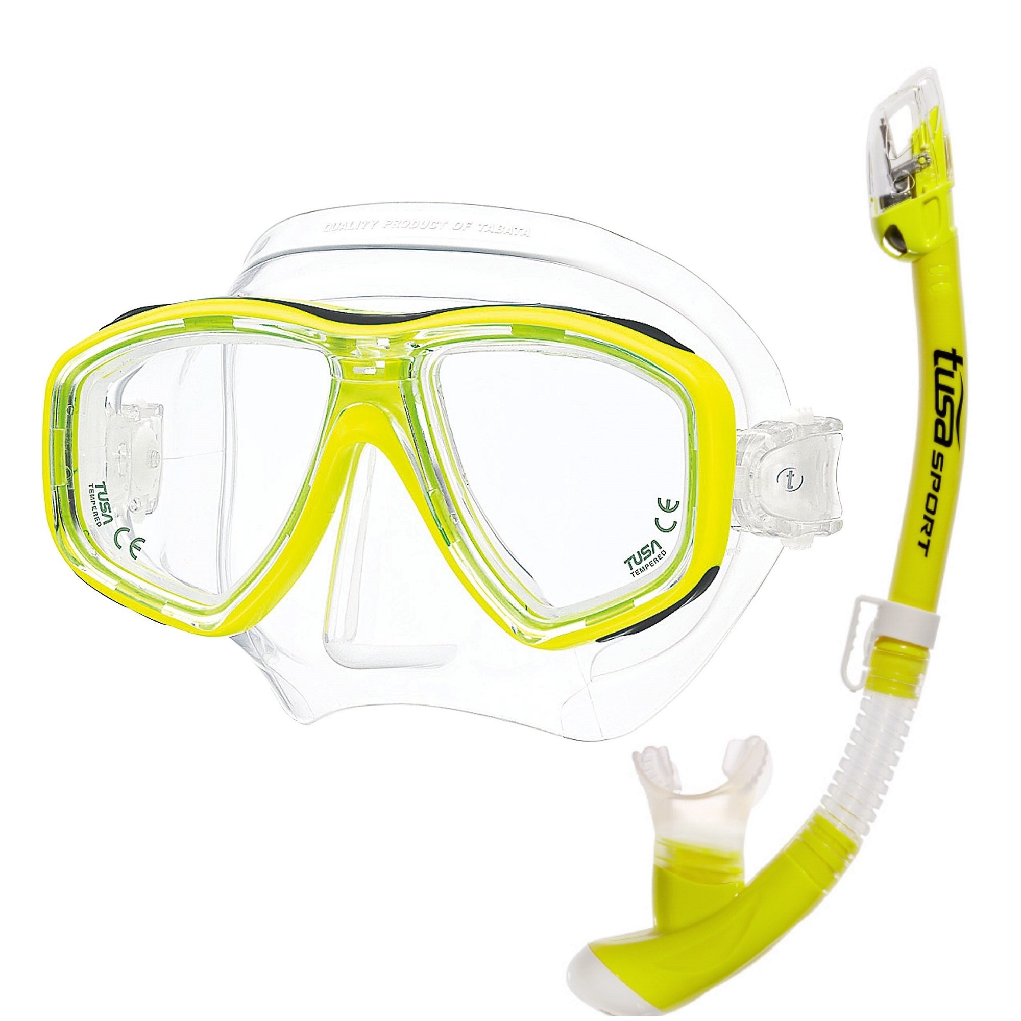картинка Комплект маска + сухая трубка TUSA TS 212-250 от магазина DivingWolf