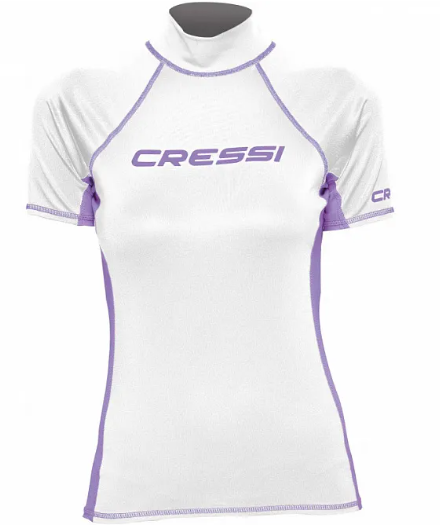 картинка Футболка из лайкры с коротким рукавом Cressi Rash Guard женская от магазина DivingWolf