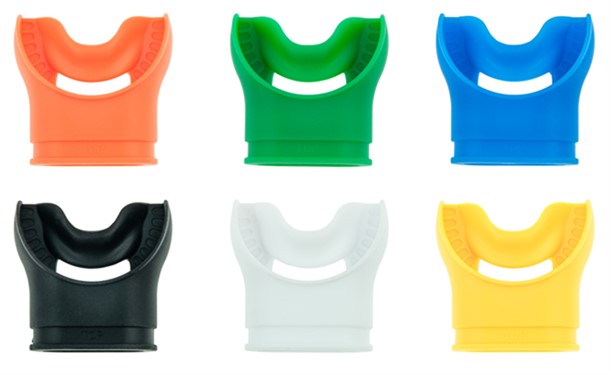 картинка Загубник  TecLine "Ergonomic" цветной от магазина DivingWolf