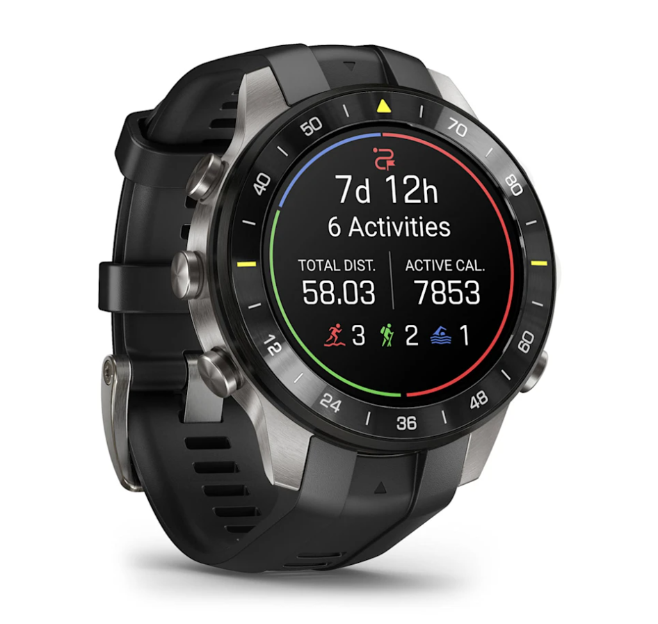 картинка Часы Garmin Marq Athlete Gen 3 с силиконовым ремешком от магазина DivingWolf