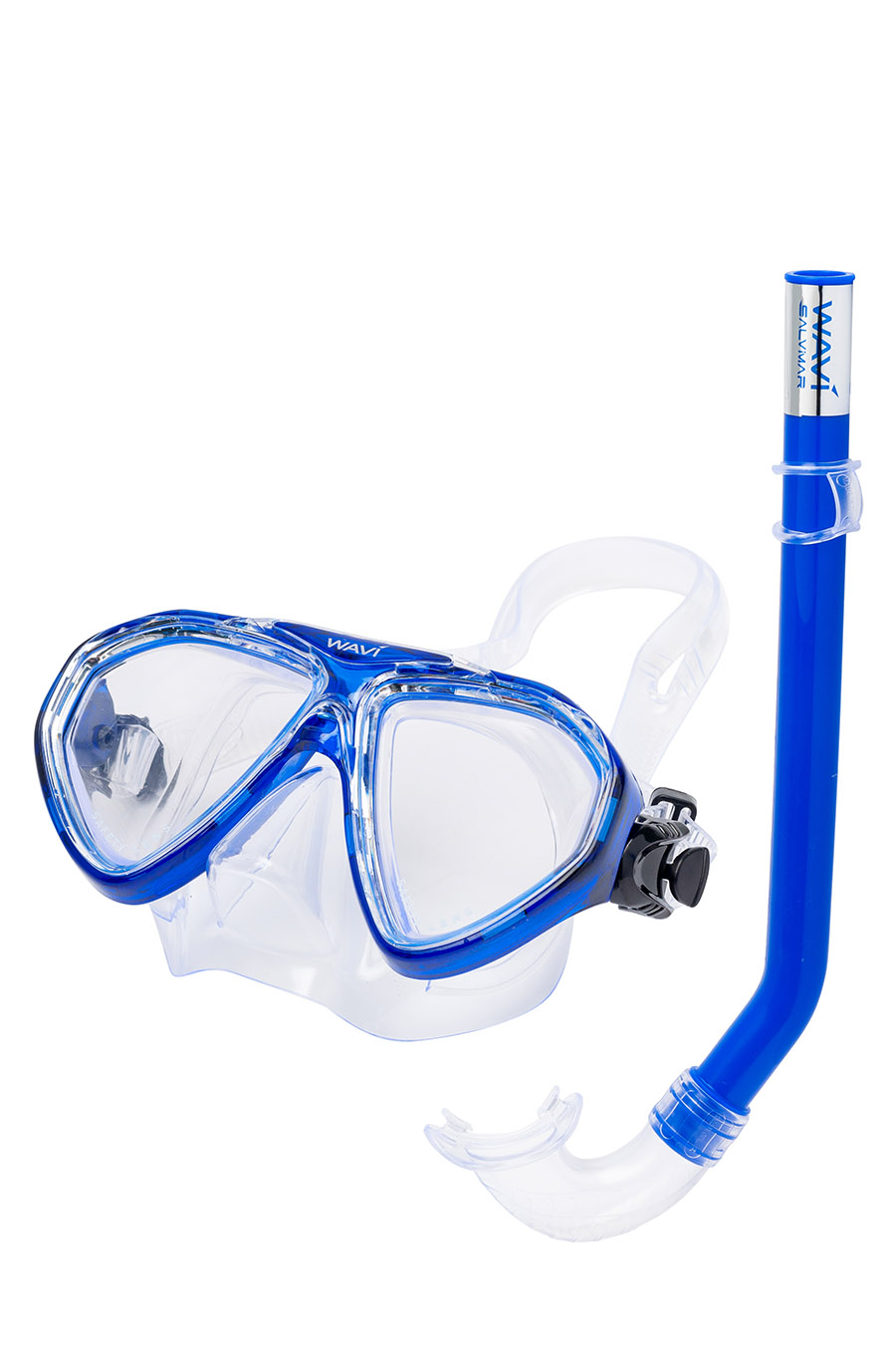 картинка Набор Salvimar маска FRANCY и трубка TORNADO цвет голубой от магазина DivingWolf