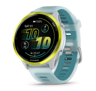 картинка Часы Garmin FORERUNNER 570 47mm Whitestone with Amp Yellow от магазина DivingWolf
