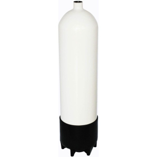 картинка Баллон стальной Vitkovice 15л 230бар 204мм, М25х2, белый, с башмаком, без вентиля от магазина DivingWolf