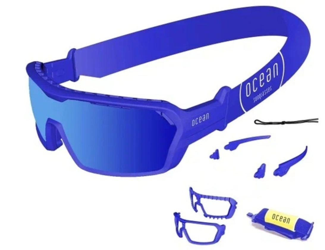 картинка Очки Ocean Chameleon синие матовые/синие линзы от магазина DivingWolf