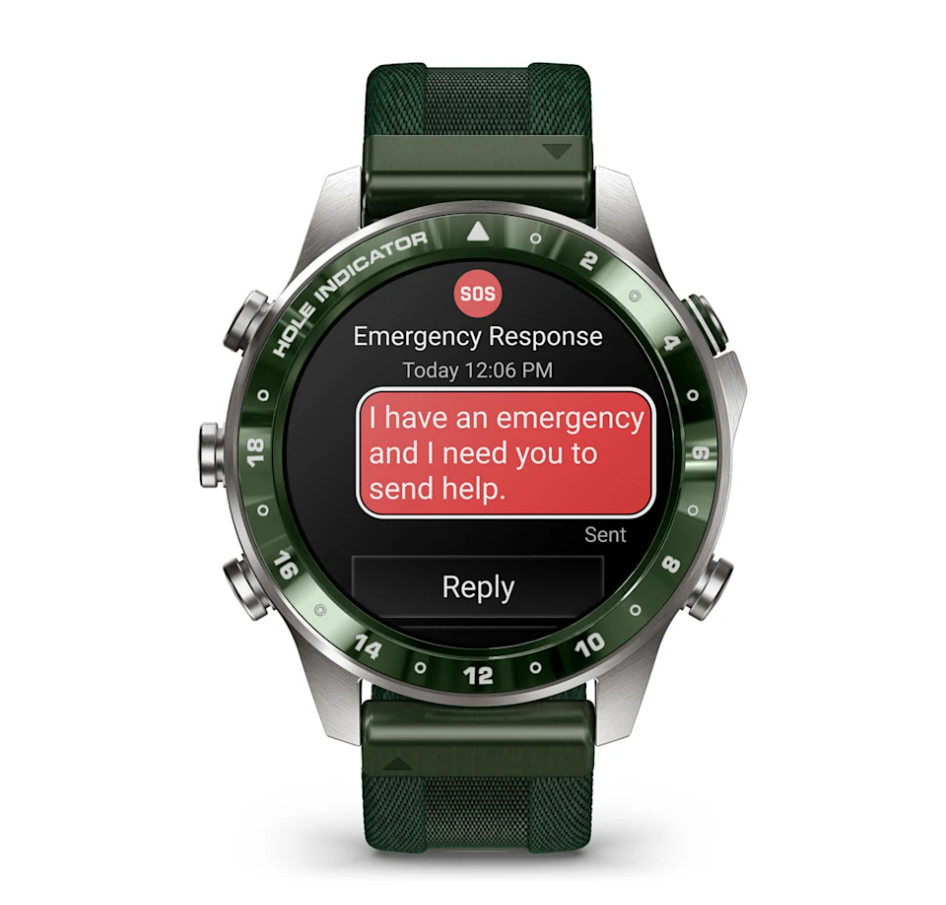 картинка Часы Garmin Marq Golfer Gen 3 с жаккардовым ремешком от магазина DivingWolf