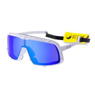 картинка Спортивные очки OCEAN Leucate White / Blue revo lenses от магазина DivingWolf