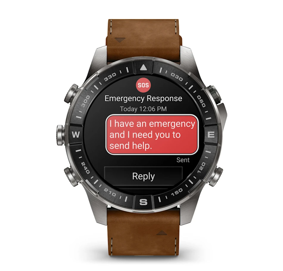картинка Часы Garmin Marq Adventurer Gen 3 с кожаным ремешком от магазина DivingWolf