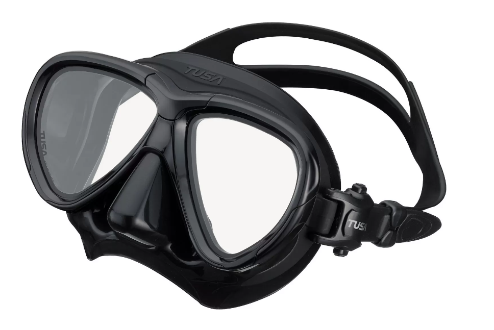 картинка Маска Tusa Intega, черный силикон от магазина DivingWolf