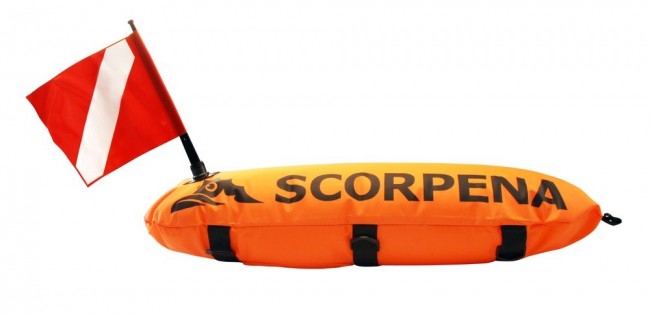 картинка Буй двойной длинный Scorpena B от магазина DivingWolf