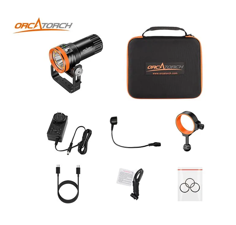 картинка Подводный канистровый фонарь OrcaTorch FlexDive Handheld от магазина DivingWolf