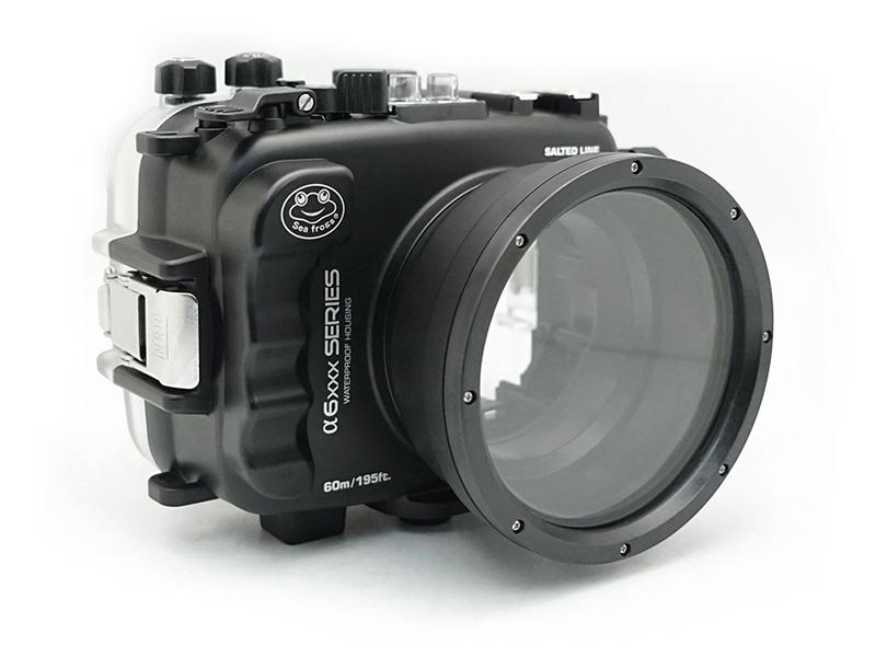 картинка Sea Frogs A6xxx Salted Line Series 6xxx (Black) подводный бокс для Sony A6xxx со сменными портами от магазина DivingWolf