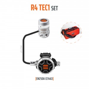 картинка Регулятор Tecline R4 TEC1 SET1 DIN (мембранный, сбалансированный, холодноводный) от магазина DivingWolf