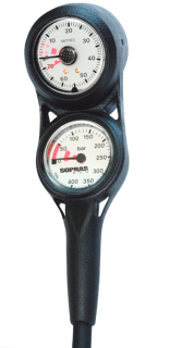 картинка Консоль трехприборная (манометр, глубиномер, компас) SoprasSub от магазина DivingWolf