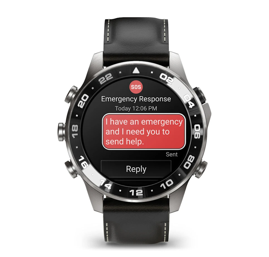 картинка Часы Garmin Marq Aviator Gen 3 с кожаным ремешком от магазина DivingWolf