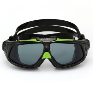 картинка Очки для плавания Seal 2.0 (темные линзы), black/green Aqua Sphere от магазина DivingWolf