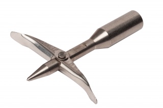 картинка Наконечник Salvimar короткий из нерж. стали с 2 - мя короткими флажками от магазина DivingWolf