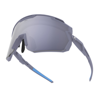 картинка Спортивные очки HILX Samurai / Matt Solid Grey / Black Mirror Polarized Lens + Clear Lens от магазина DivingWolf