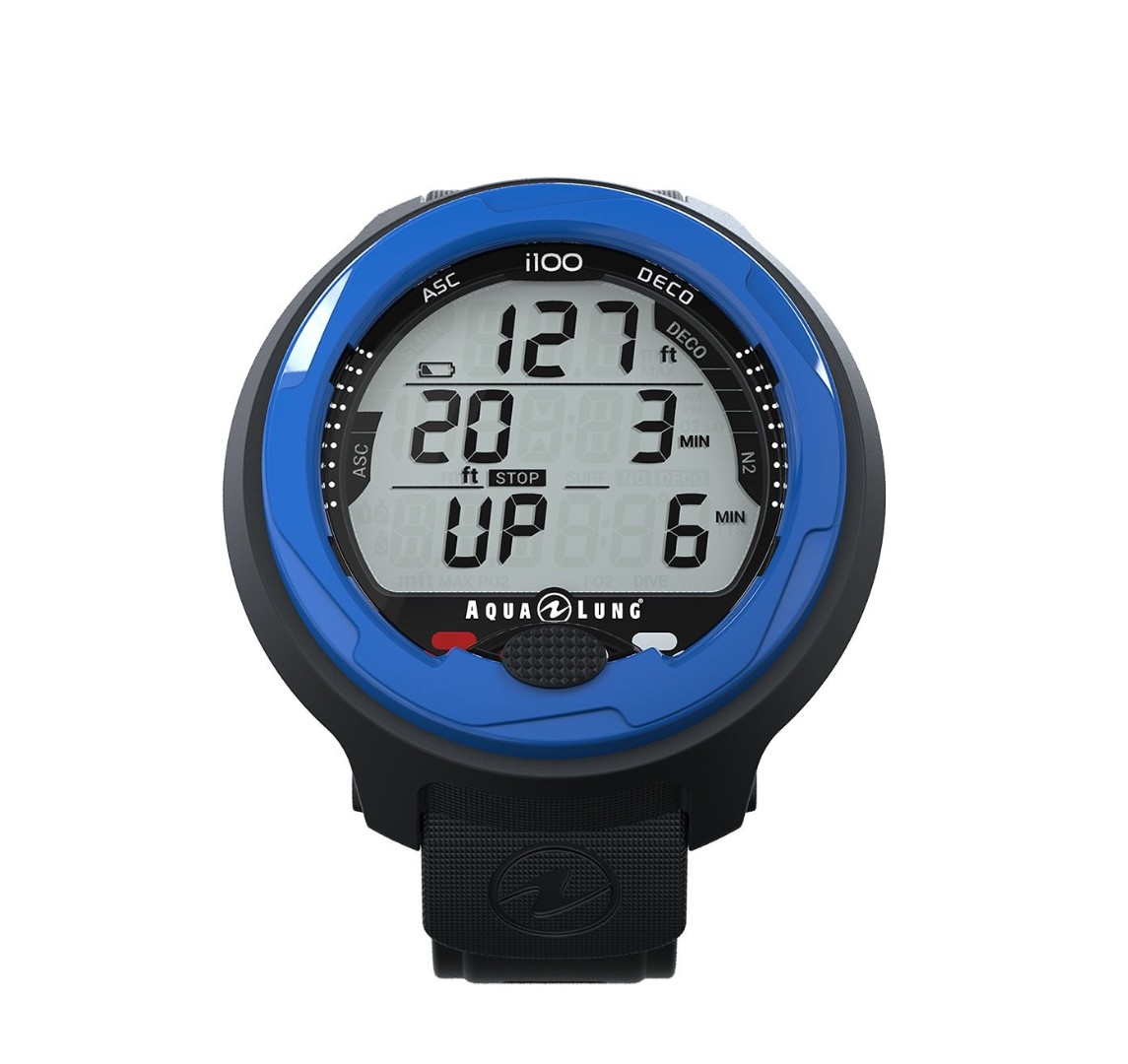 картинка Компьютер Aqualung i100 (синий) от магазина DivingWolf